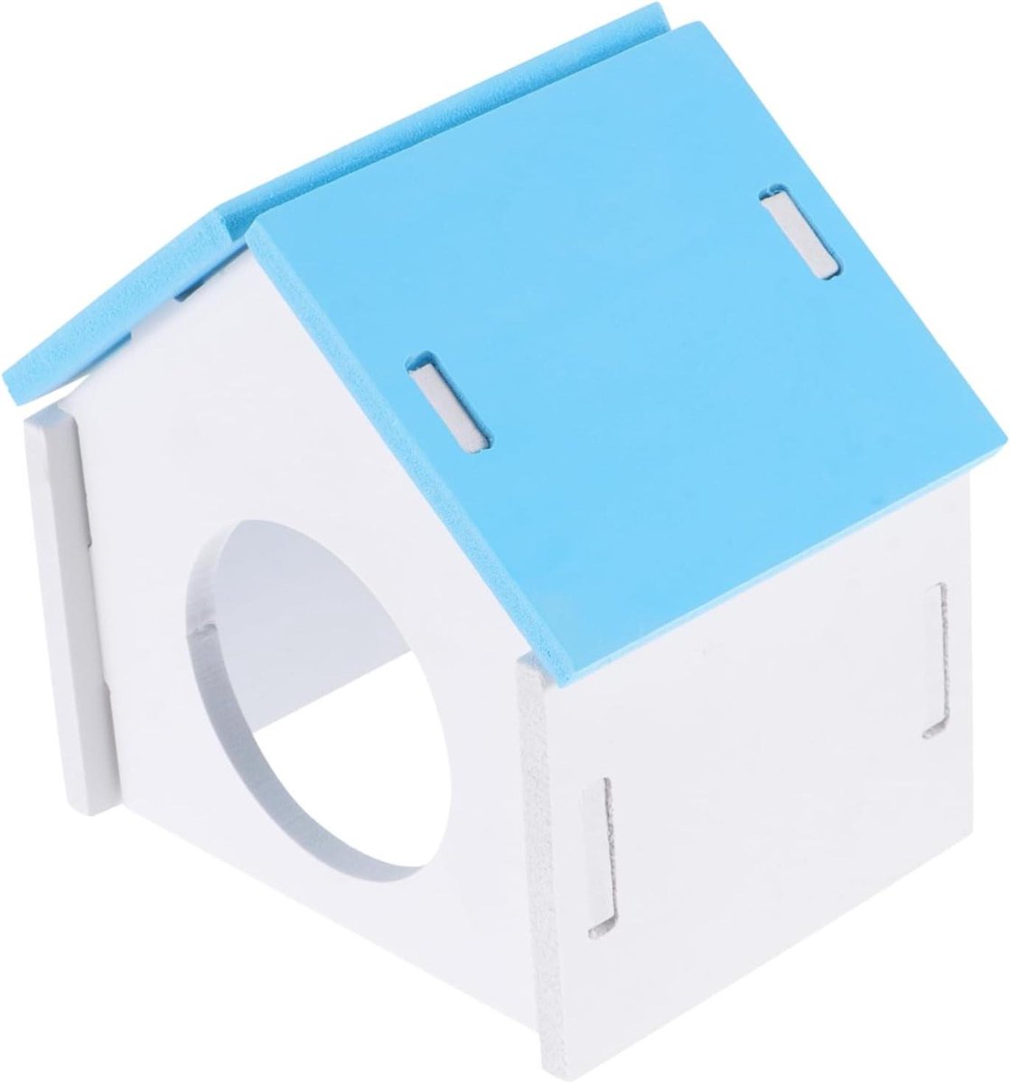 Huisdier Schuilplaats – Konijn Cavia – Rusten Spelen – Duurzaam PVC Materiaal – 10 x 10 x 7.5 cm – Blauw Huisdier Schuilplaats – Konijn Cavia – Rusten Spelen – Duurzaam PVC Materiaal – 10 x 10 x 7.5 cm – Blauw