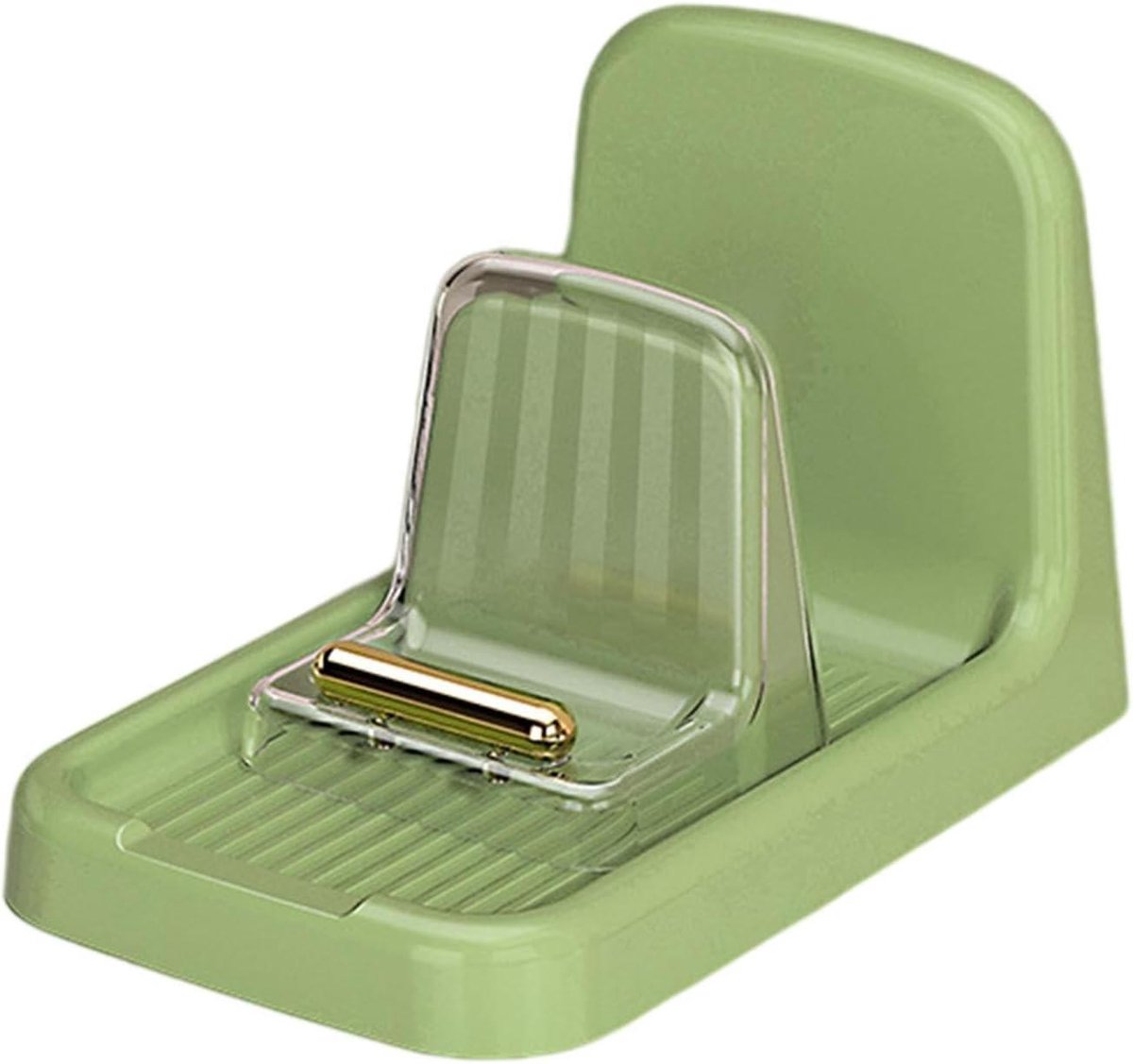 Pannendekselhouder - Opberger Lepel - Koken Keuken - Opvouwbaar Antislip - 12.5 cm - Groen