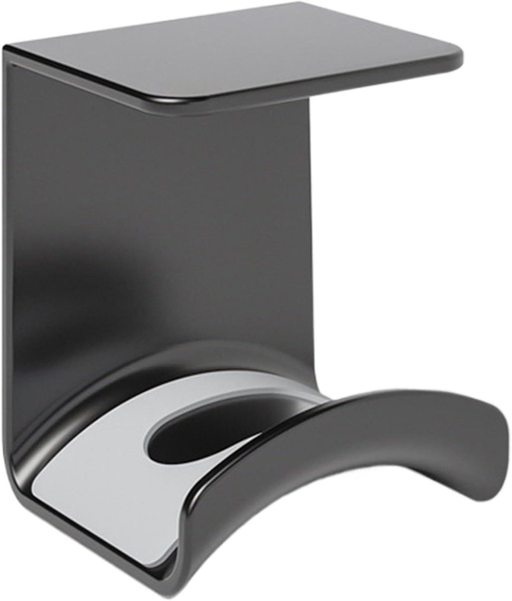 Hoofdtelefoon Houder - Muurhanger Headset - Ruimte Organiseren - Zonder Boren - 76 cm - Zwart