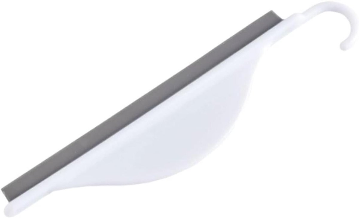Kunststof Rakel - Raamtrekker Schraper - Ramen Schoonmaken - Ergonomische Grip - 20 cm - Wit