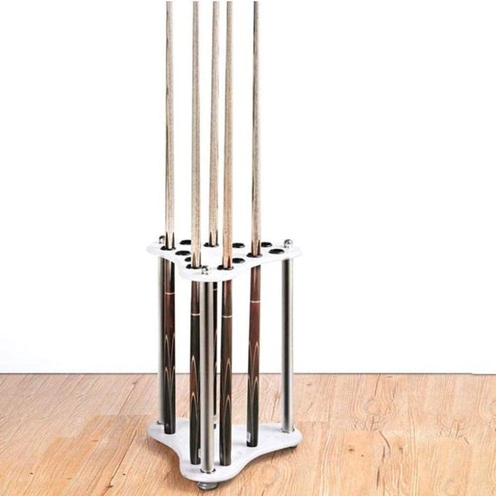 Biljartkeu Rek - Poolstokhouder Keu Organizer - Biljartkamer Inrichten - Stabiele Structuur - 40x56 cm - Wit — afbeelding 2