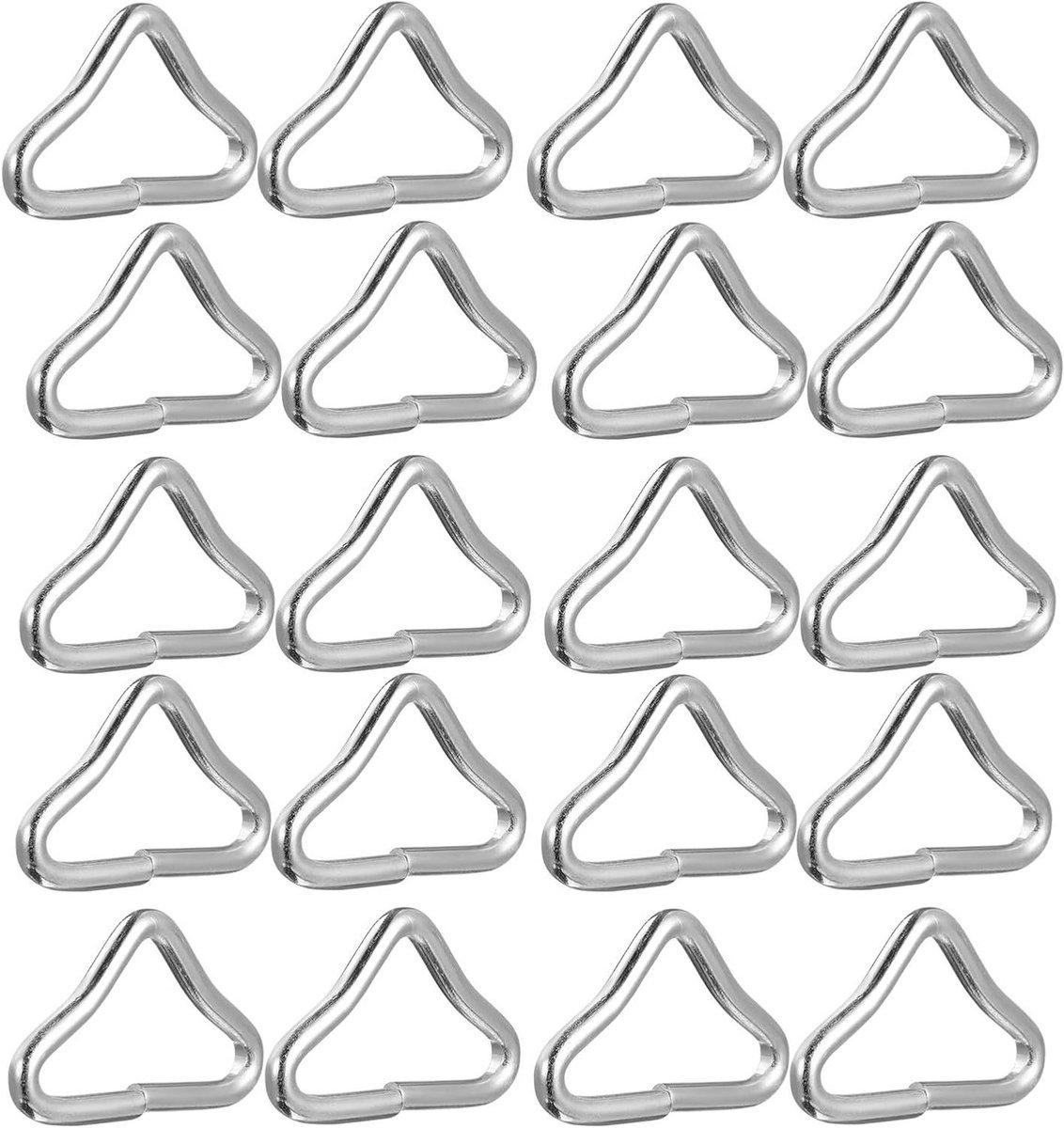Trampoline Ringen - Springring Set - Onderdelen Vervangen - Roestvrij Staal - 20 Stuks - Zilver