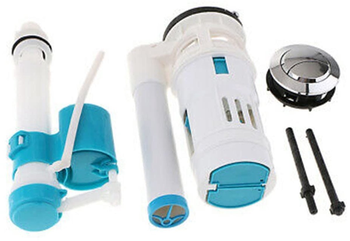 Cosensi - Dailygoods - Dailygoody - Stortbak Toilet Reparatie - Vervangingskits - Waterbesparend - Dual Type Flush Knop Set - Geschikt voor Toiletten