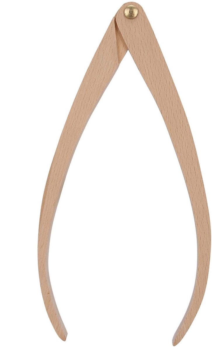 Cosensi - Dailygoods - Dailygoody - Houten Kaliper 30 cm - Pottenbakkers Meetinstrument voor Precisie