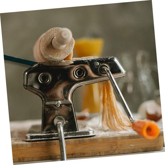 Pastamaker Handvat - Noodle Maker Onderdeel - Zelf Pasta Maken - Vervangingsonderdeel Set - 16.5x12x2 cm - Grijs van Pastamaker — afbeelding 2