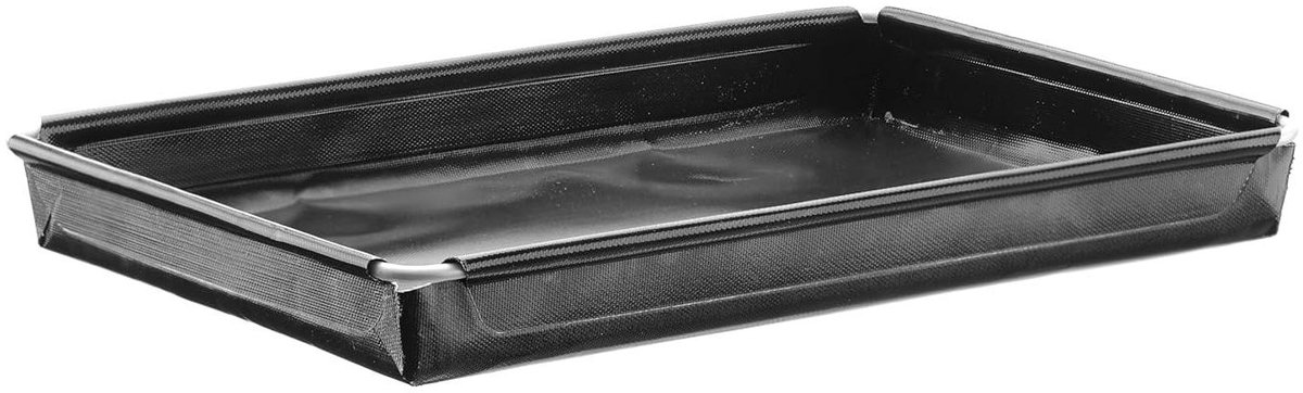 Bakplaat - Ovenschaal - Snacks Bereiden - PTFE Antiaanbaklaag - 29x19x3 cm - Zwart
