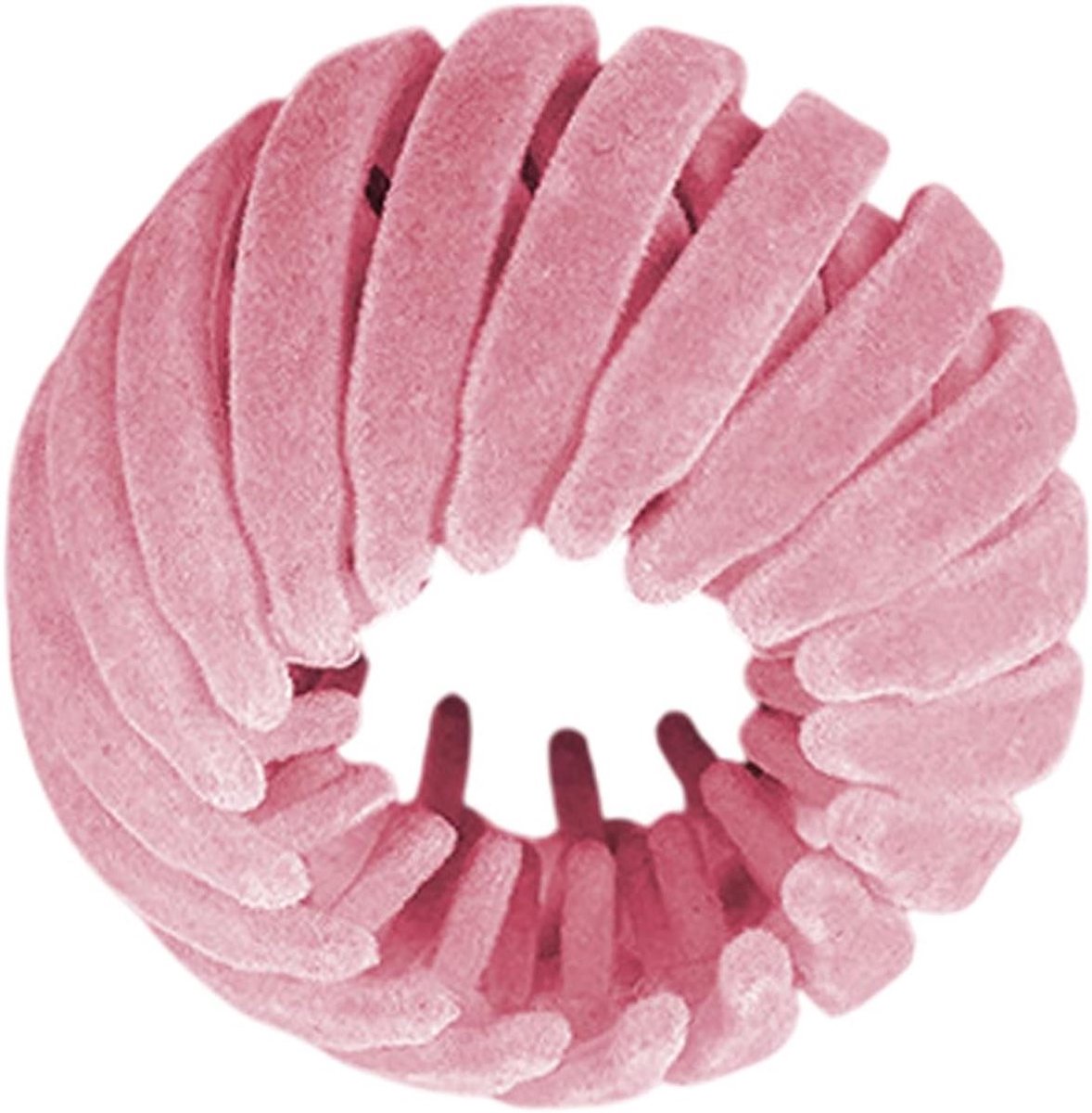 Paardenstaarthouder - Haarstyling Hulp - Volume Creëren - Zacht Fluweel - 8 x 8 x 5 cm - Zwart