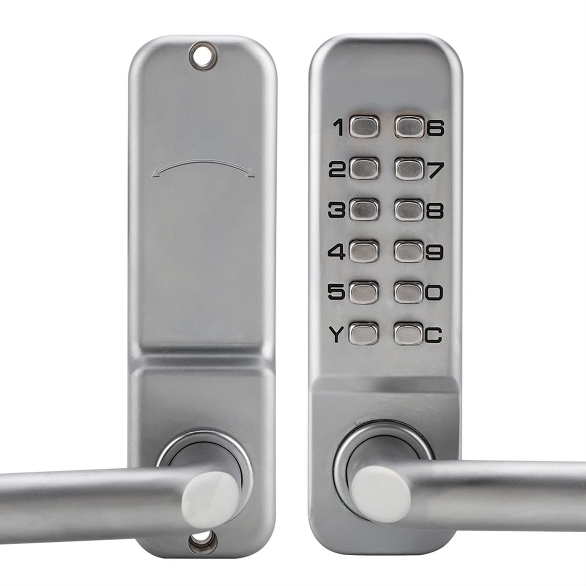 Dailygoods - Dailygoody - Mechanisch digitaal deurslot - Sleutelloos codeslot - Waterdicht en duurzaam - Geschikt voor huis en kantoor - 11-cijferige code