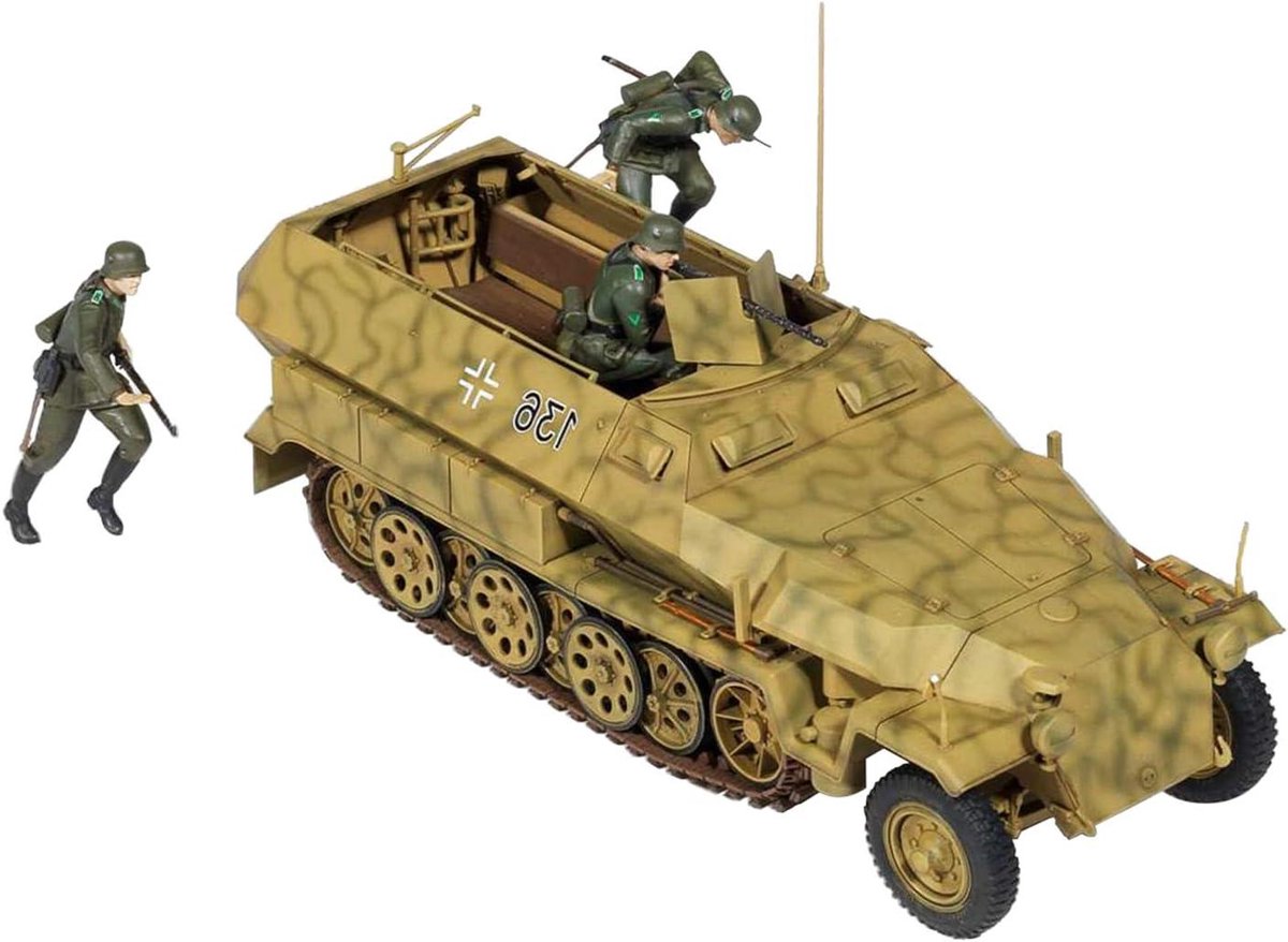 Modelbouwset Militair Voertuig - Hobby Bouwpakket - Gedetailleerd Bouwen - Schaal 1:35 - Kleine Afmetingen - Divers