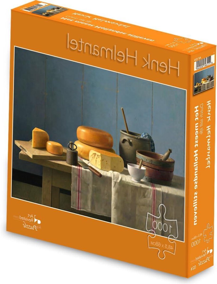 Hollandse Puzzel - Stilleven Legpuzzel - Ontspannen Vrije Tijd - Gedetailleerd Kunstwerk - 1000 Stukjes - Meerkleurig