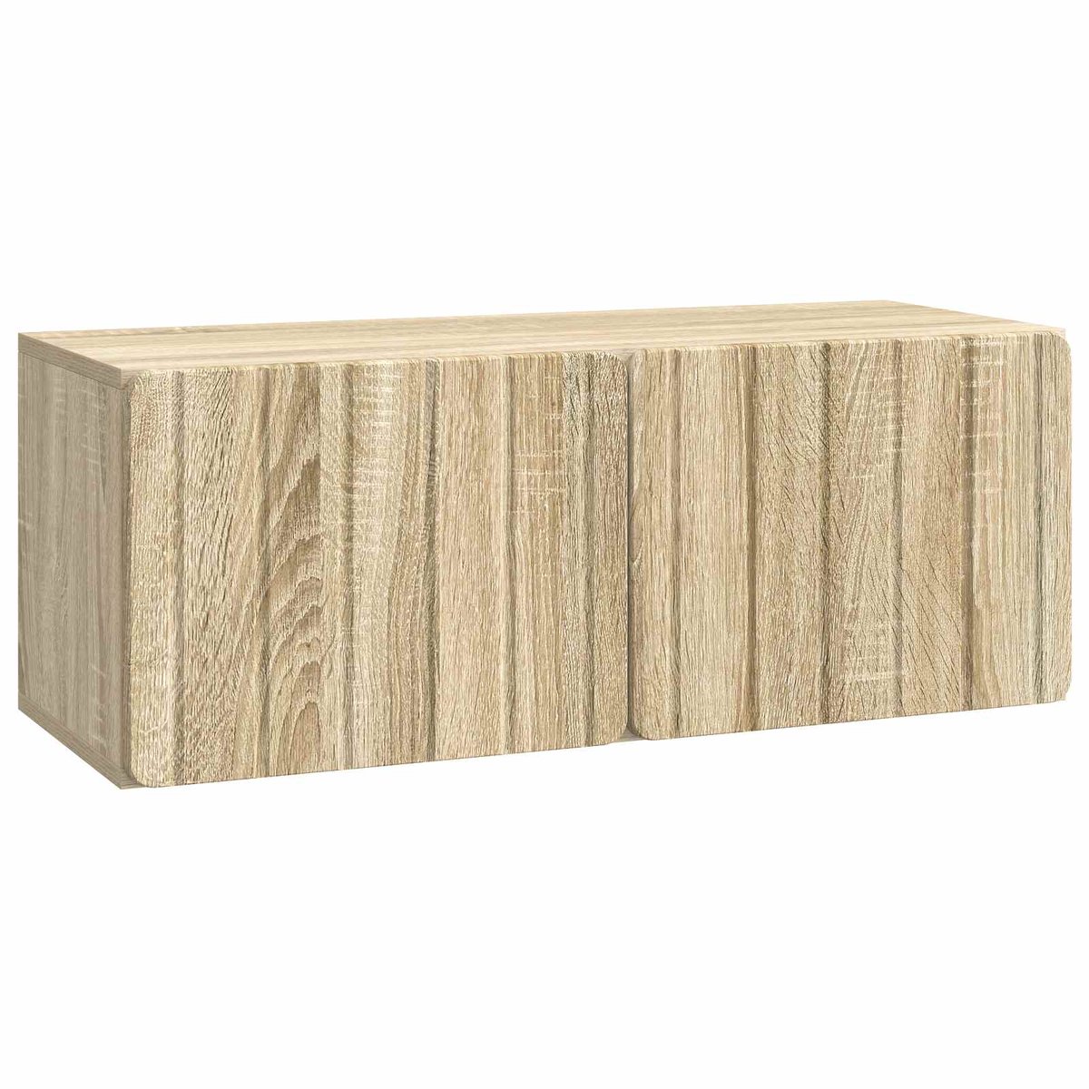 vidaXL - Wandmontage - TV-kast - 78,5 - x - 31 - x - 30 - cm - Sonoma - Eiken - Bewerkt - 