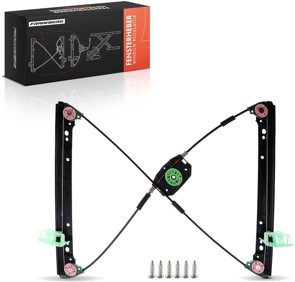 Frankberg 1x ruitenwissermotor voor links voor Lancia Ypsilon 843