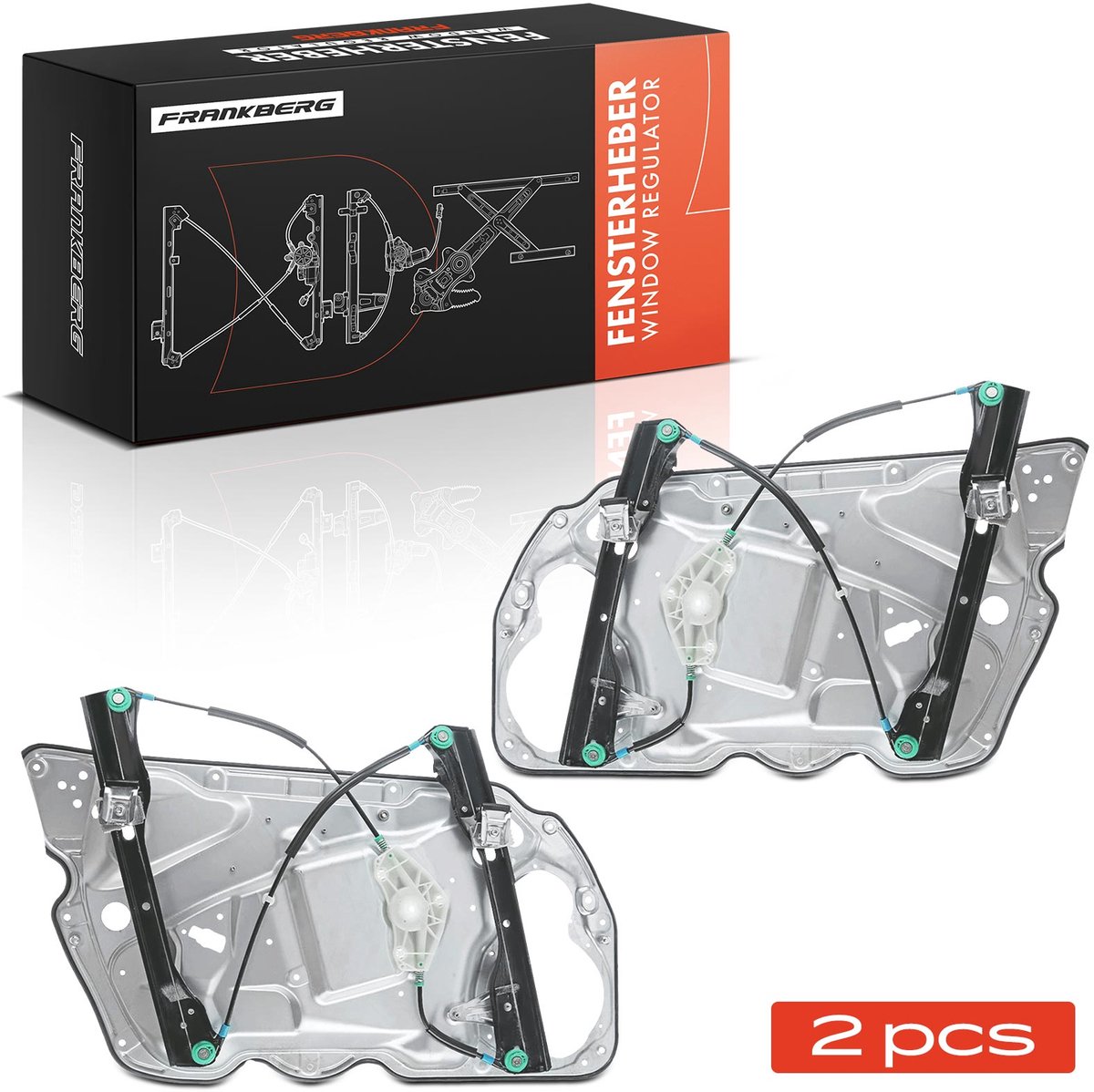 Frankberg 2x Raambediening Voor voor VW Passat Variant 3C2 3C5