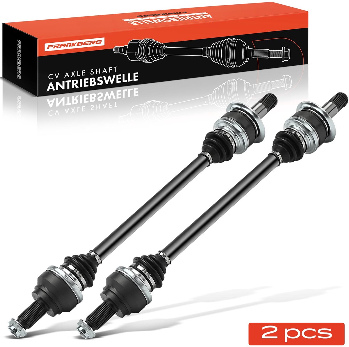 Frankberg 2x Aandrijfas Achteras voor BMW 5er Touring F10 F11