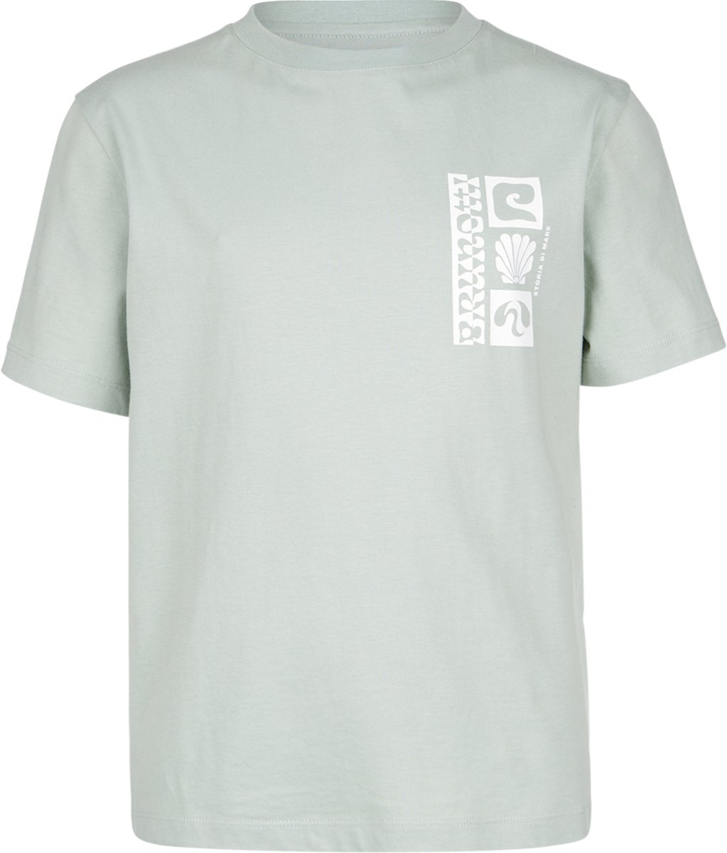 Brunotti Zennandy T-Shirt Aqua Meisjes 100% Katoen Relaxed Fit 176 Grijs