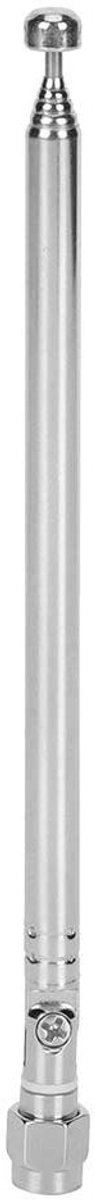 Radio antenne - Telescopische antenne - Radiocommunicatie - SMA mannelijke connector - 40 MHz-6G - Zilver