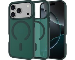 Coque Just in Case compatible iPhone 17 Pro - Compatible MagSafe - Backcover Military Grade - Vert