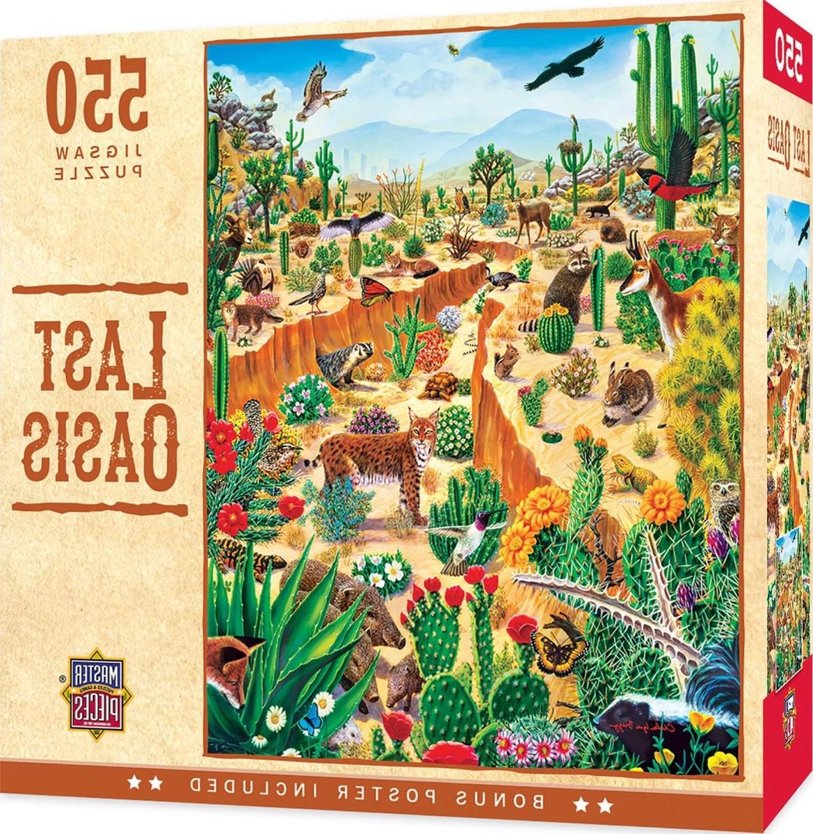 550-delige Puzzel - Volwassenen Puzzel - Ontspannende Uitdaging - Matte Afwerking - 550 Stukjes - Laatste Oase