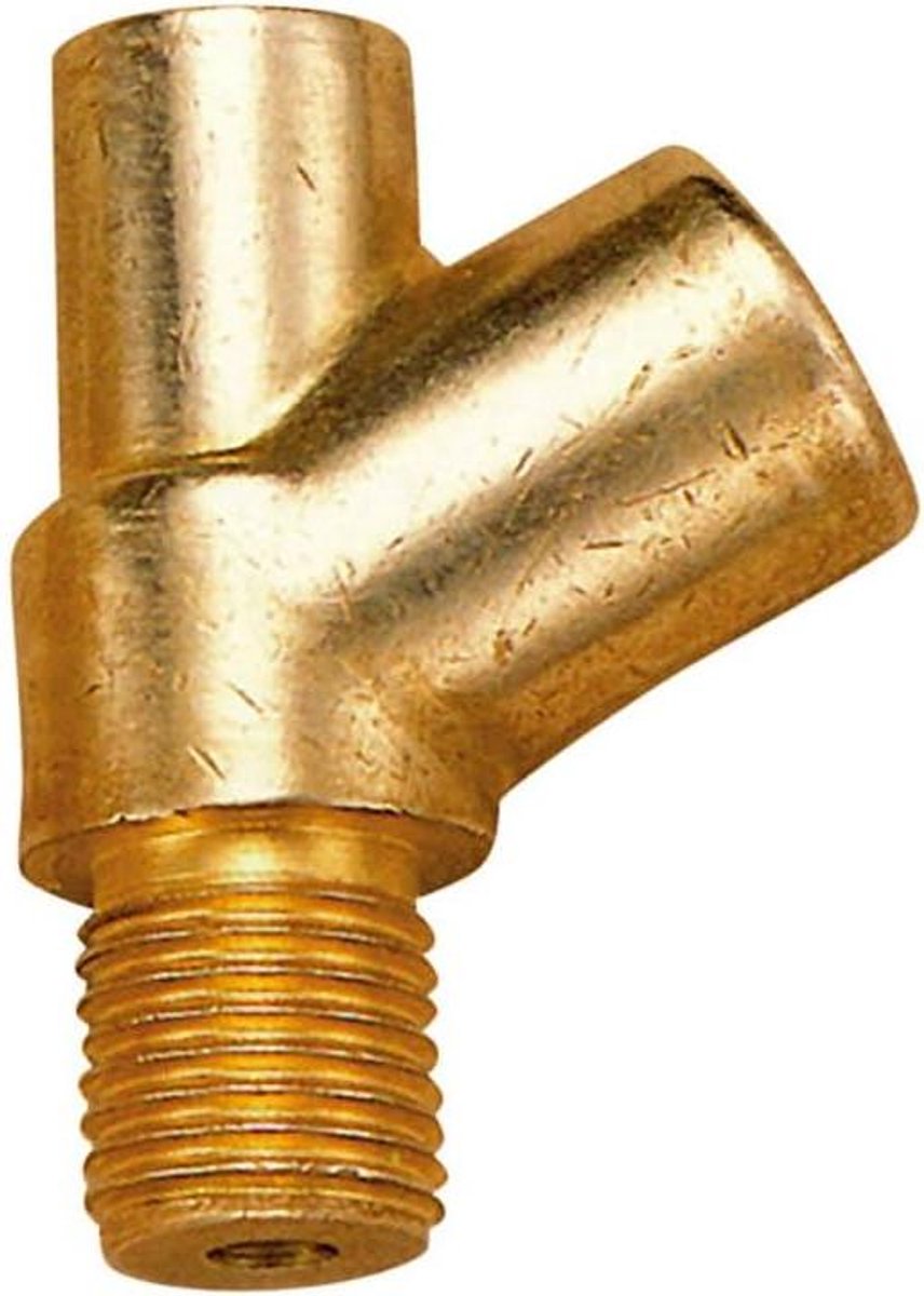 Y-Adapter M10x1.0 - Druk sensor adapter - Sensoren Koppelen - Roestvrij staal - M10x1.0 - Goud
