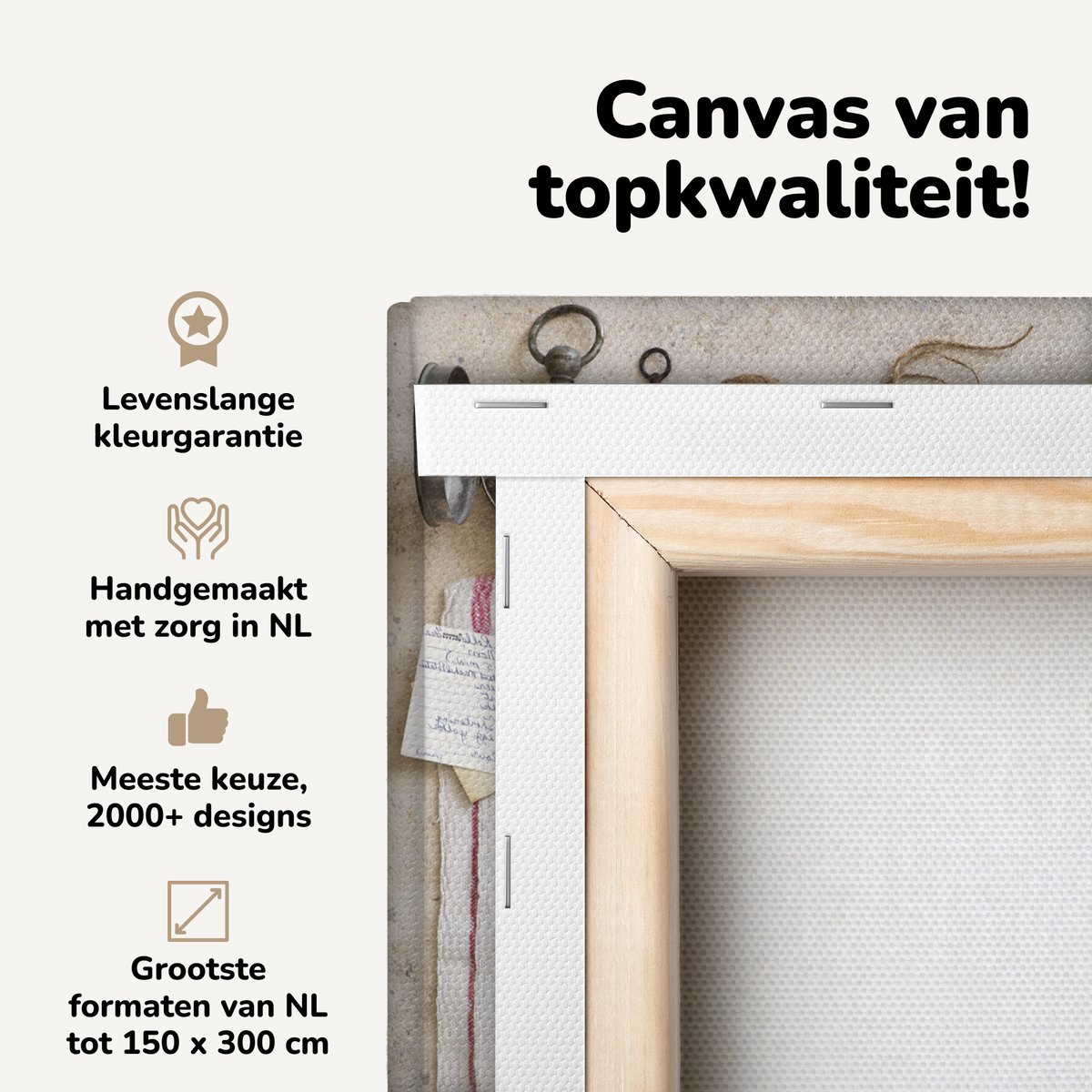 Canvas schilderij 20x30 cm - Wanddecoratie Keuken - Kookgerei - Ouderwets - Muurdecoratie