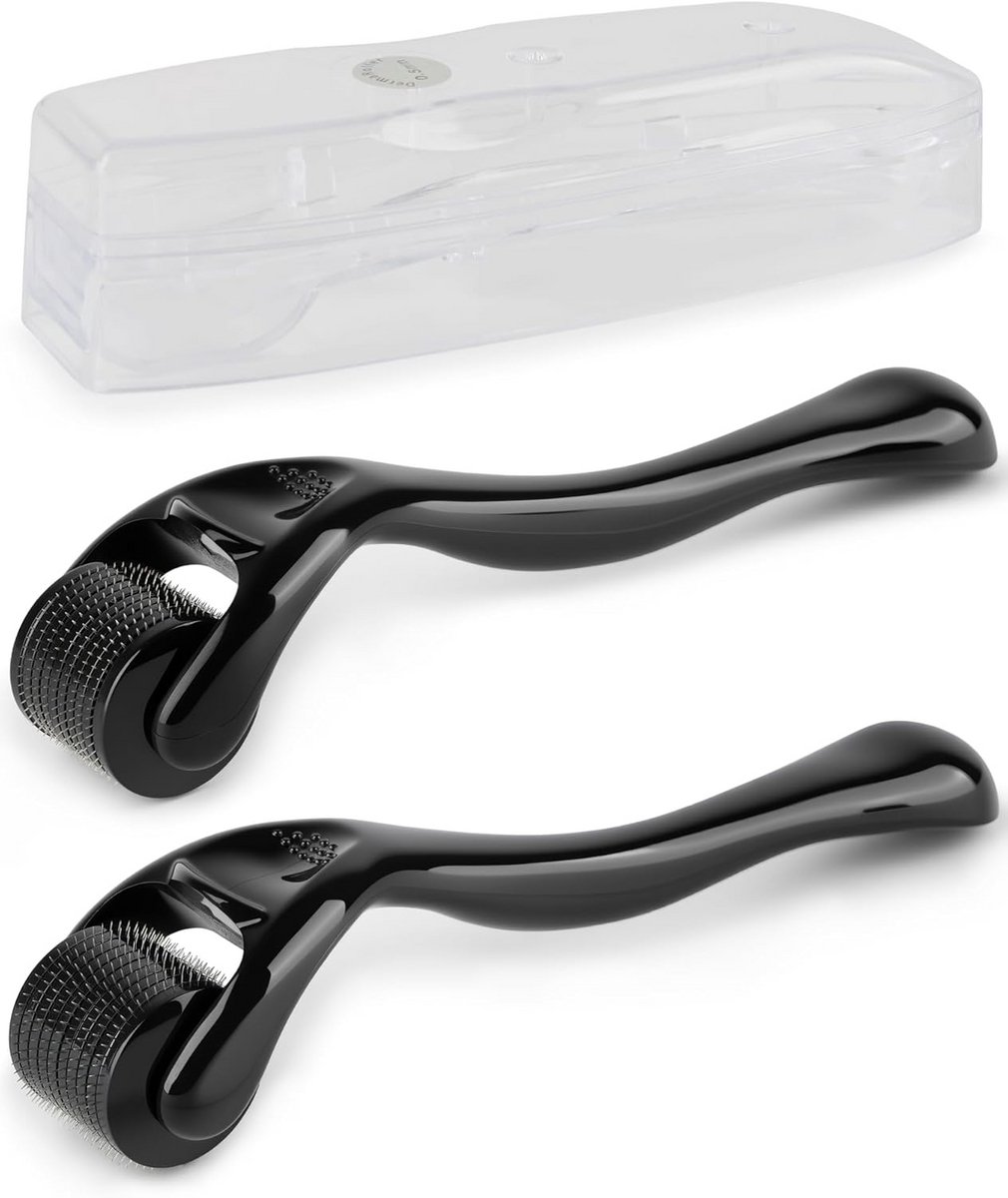 Dermaroller - Gezichtroller - Baardroller voor huidverzorging - Microneedling tool