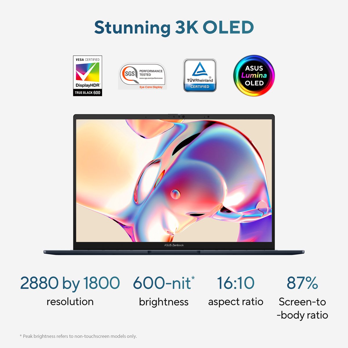 ASUS Zenbook 14 OLED UX3405CA-QD010W - Laptop - 14 inch - Core Ultra 7 255H - 16GB/512GB – foto 7