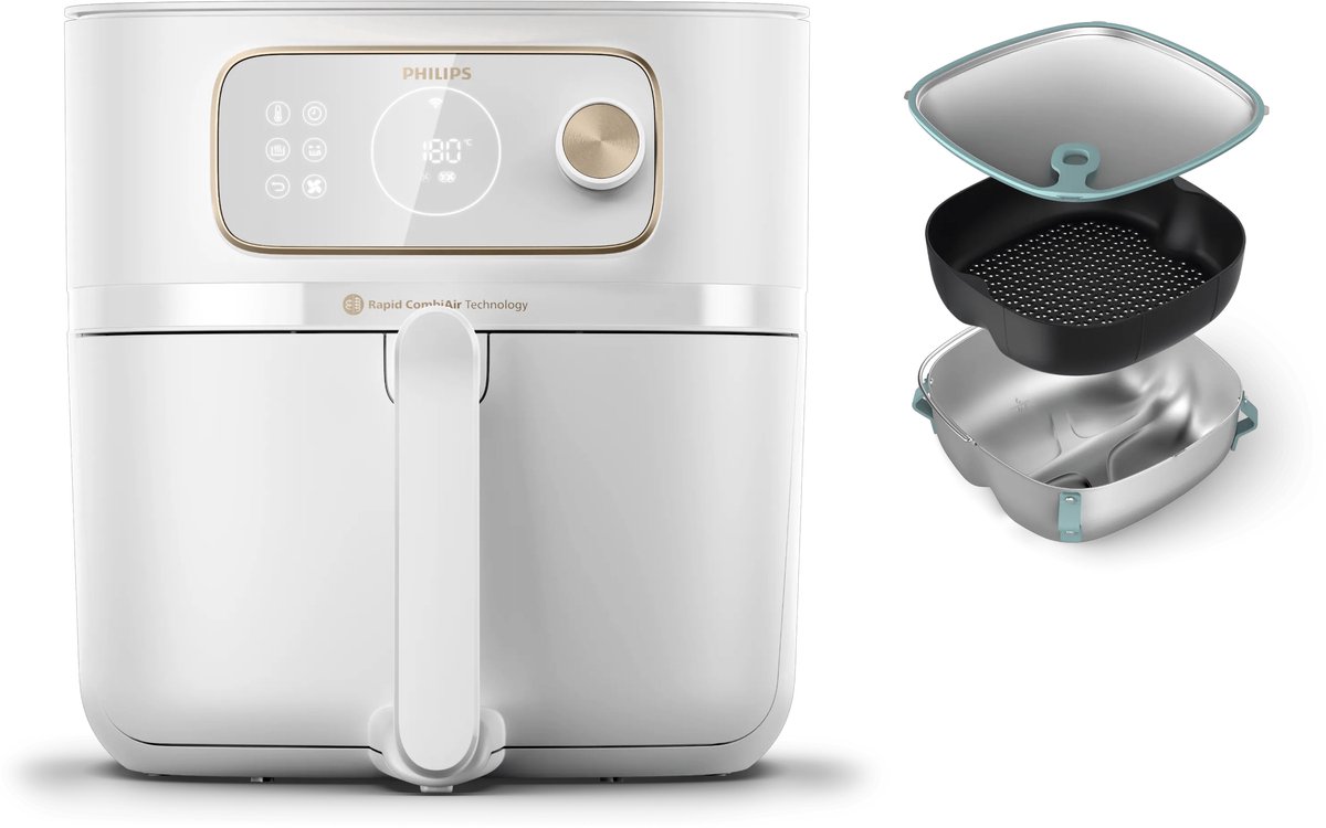 Philips 7000 Series HD9876/25 Airfryer met Dubbele Lade - Product - €239,00