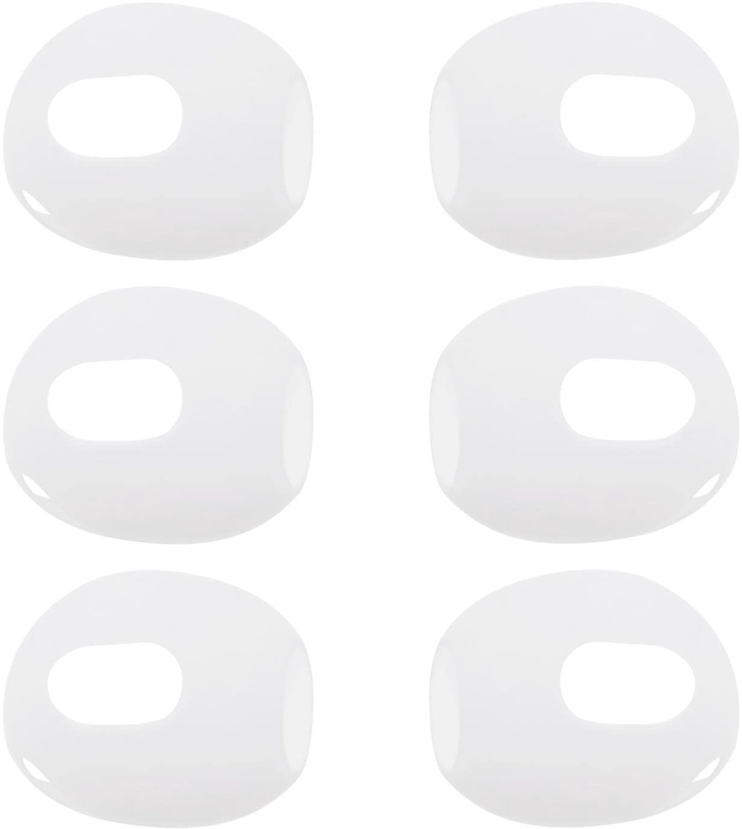 Dailygoods - Dailygoody - Siliconen Oorkappen - Anti-slip Hoofdtelefoon Covers - Wit - Compatibel met AirPods 3 - 3 Paar Oorkappen - Voor Sport en Activiteite
