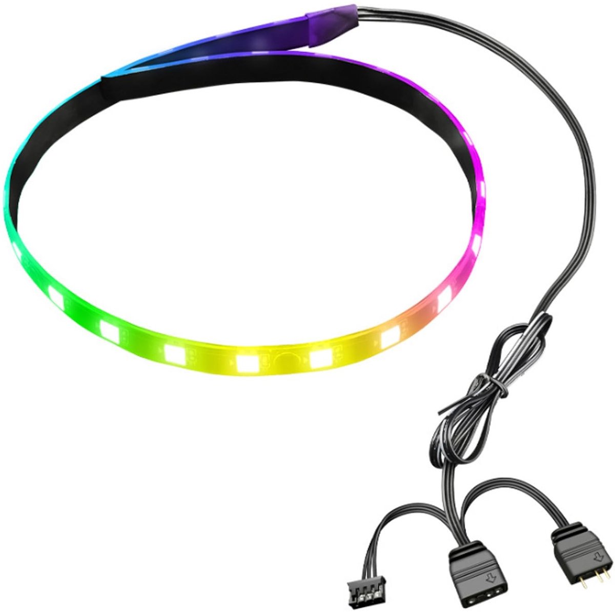 Dailygoods - Magnetische PC LED Lichtstrip 15,7 Inch met 365 Modi