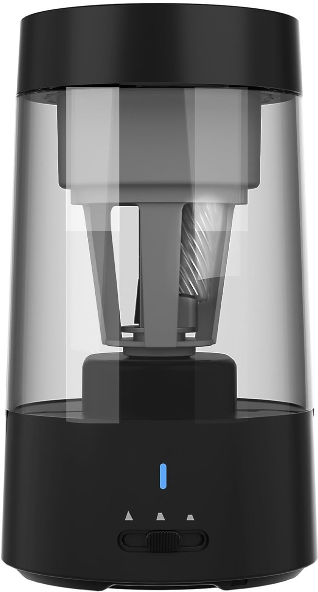 Dailygoods - Oplaadbare Elektrische Puntenslijper voor 6-8mm Potloden
