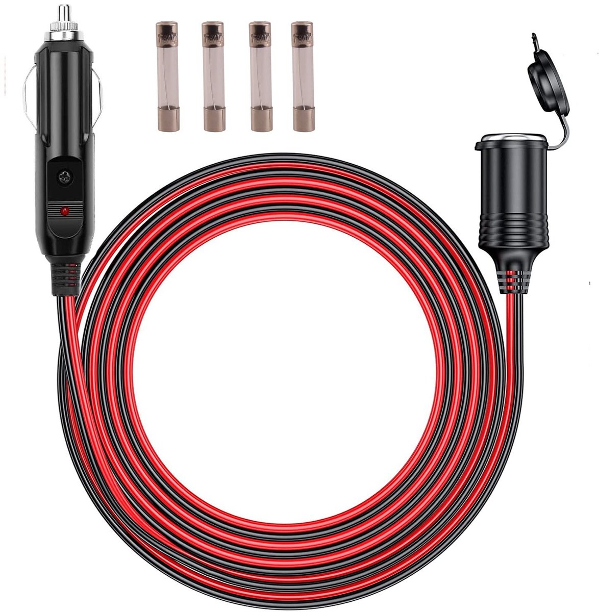 Dailygoods - Universele Sigarettenaansteker Adapter met Verlengkabel