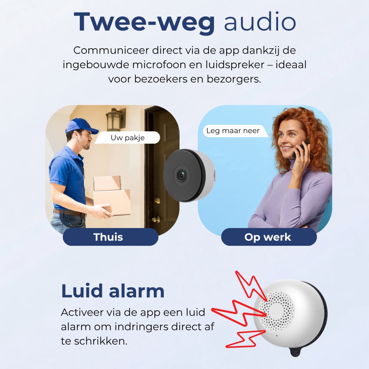 WB Goods Raamcamera 2K HD Bewakingscamera met Nachtzicht - afbeelding 3