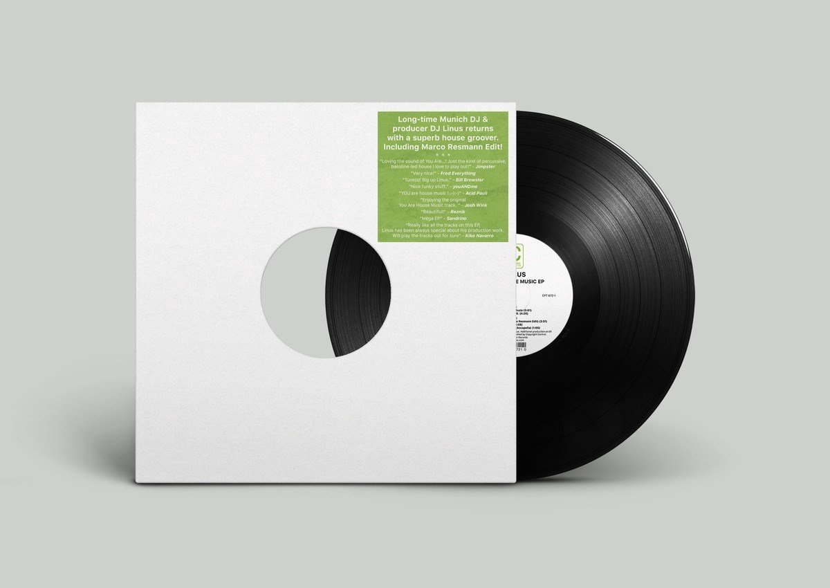 DJ Linus - You Are House Music Ep (Incl. Marco Resmann Edit) (12" Single) (Limited Edition)