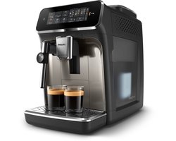Philips 3300 Series EP3326/90 - Espressomachine - 4 Soorten Koffie + Heet Water - Zwart / Chroom - + AquaClean Filter