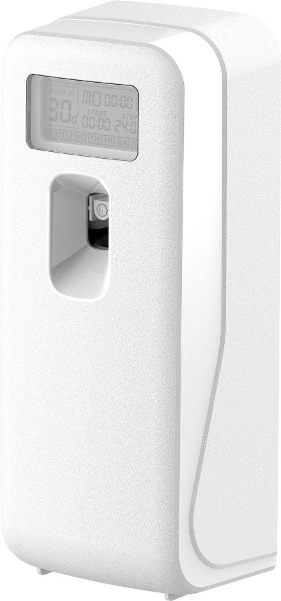 Automatische Luchtverfrisser Dispenser Mini Wit – Programmeerbare Elektronische Geurverfrisser (Compact)