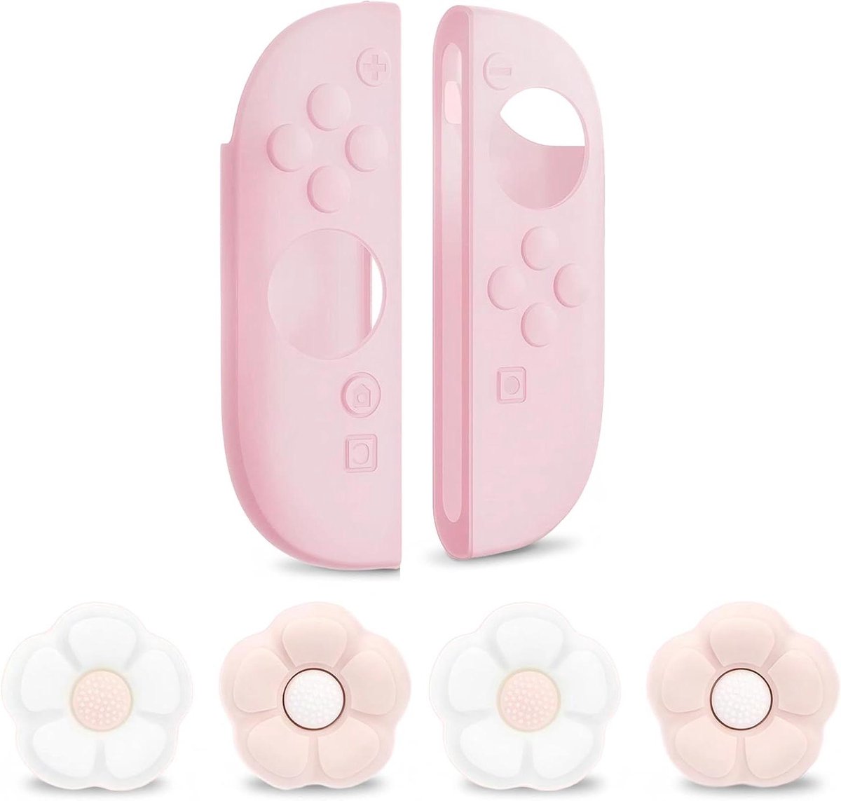 Controller Beschermhoes - Joystick Doppen - Gaming Comfort - Antislip Grip - 4 Doppen - Roze
