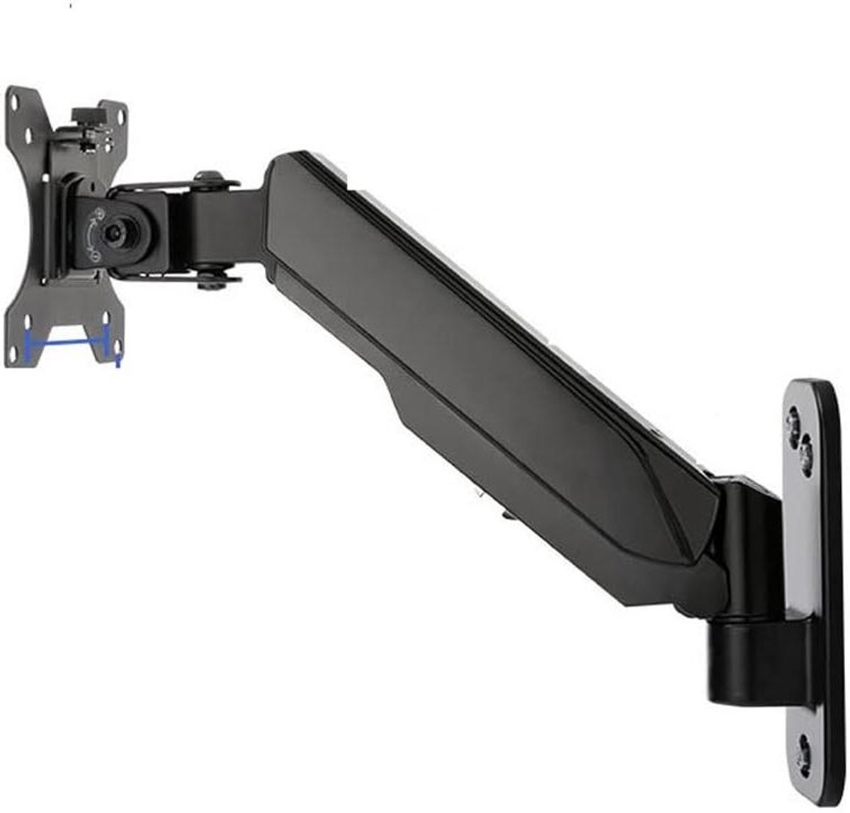 Monitor Arm - Scherm Beugel - Ergonomisch Werken - Gasveer Verstelbaar - 17-45 inch - Zwart