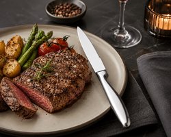 Steakmessenset 4-delig – RVS 420 Steakmessen – Gepolijste Afwerking – 22 cm