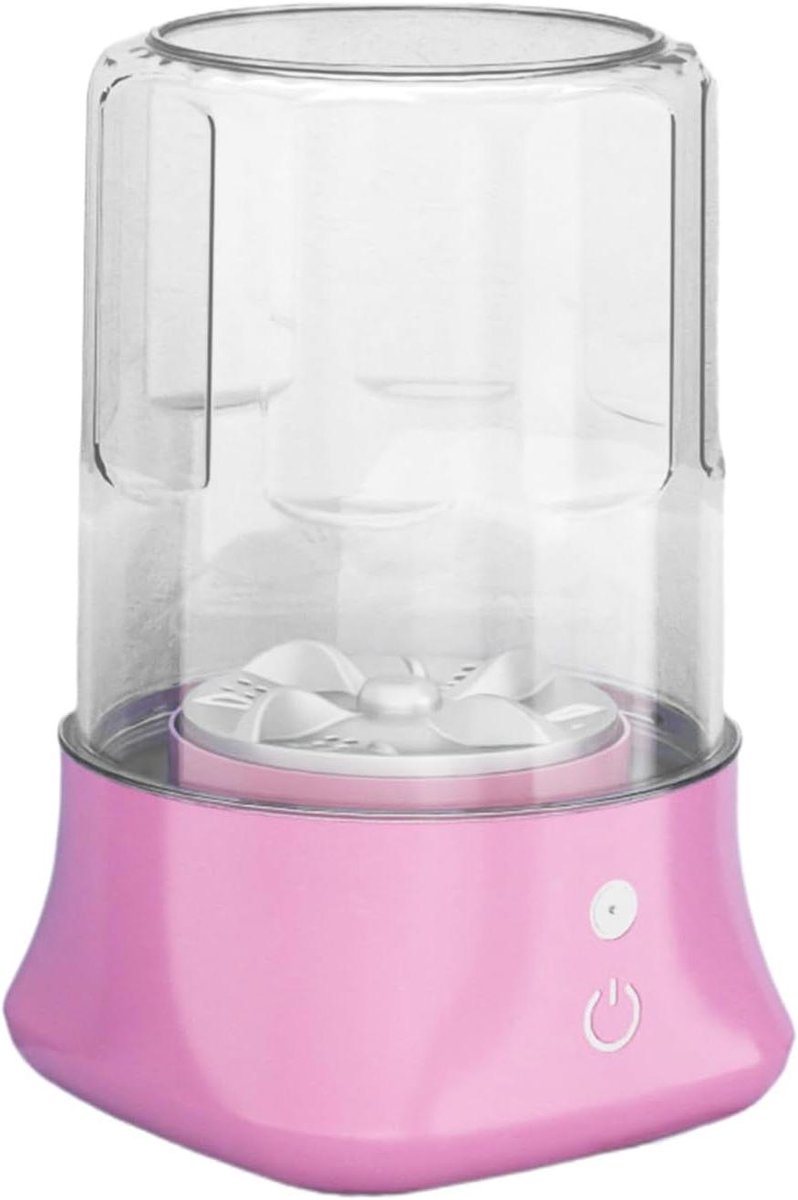 Ondergoed Wasmachine - Mini Wasmachine - Draagbaar Wassen - Snoerloos Ontwerp - 14 cm - Roze
