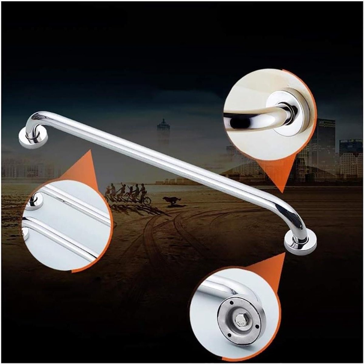 Veiligheidsbeugel Badkamer - Steunrail Douche - Valpreventie Thuis - Verborgen Montage - 33-103 cm - Zilver