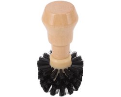 Dailygoody - Filterhouder Reinigingsborstel - Professioneel Barista Tool - Zwart - Koffiezetapparaat Accessoire - Koffie Reinigingsproduct - Geschikt