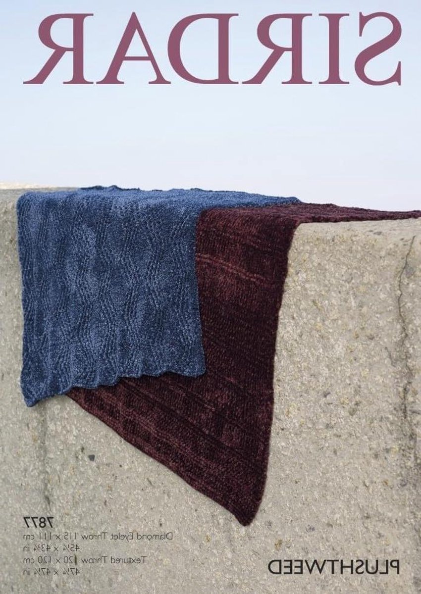 Breipatroon Dekens - Patroon Plaids - Zelf Breien - Plushtweed Stijl - Eén Maat - Meerdere Kleuren
