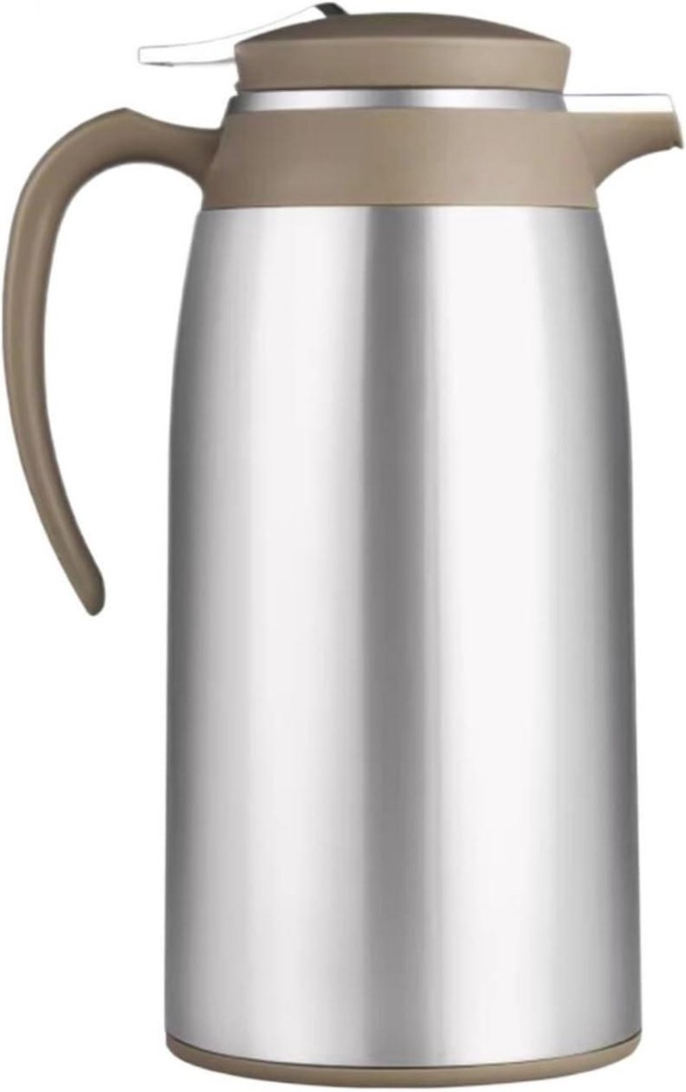 Geïsoleerde Waterkoker - Thermoskan Koffiepot - Dranken Warm Houden - Vacuüm Isolatie - 1.9L - One Color