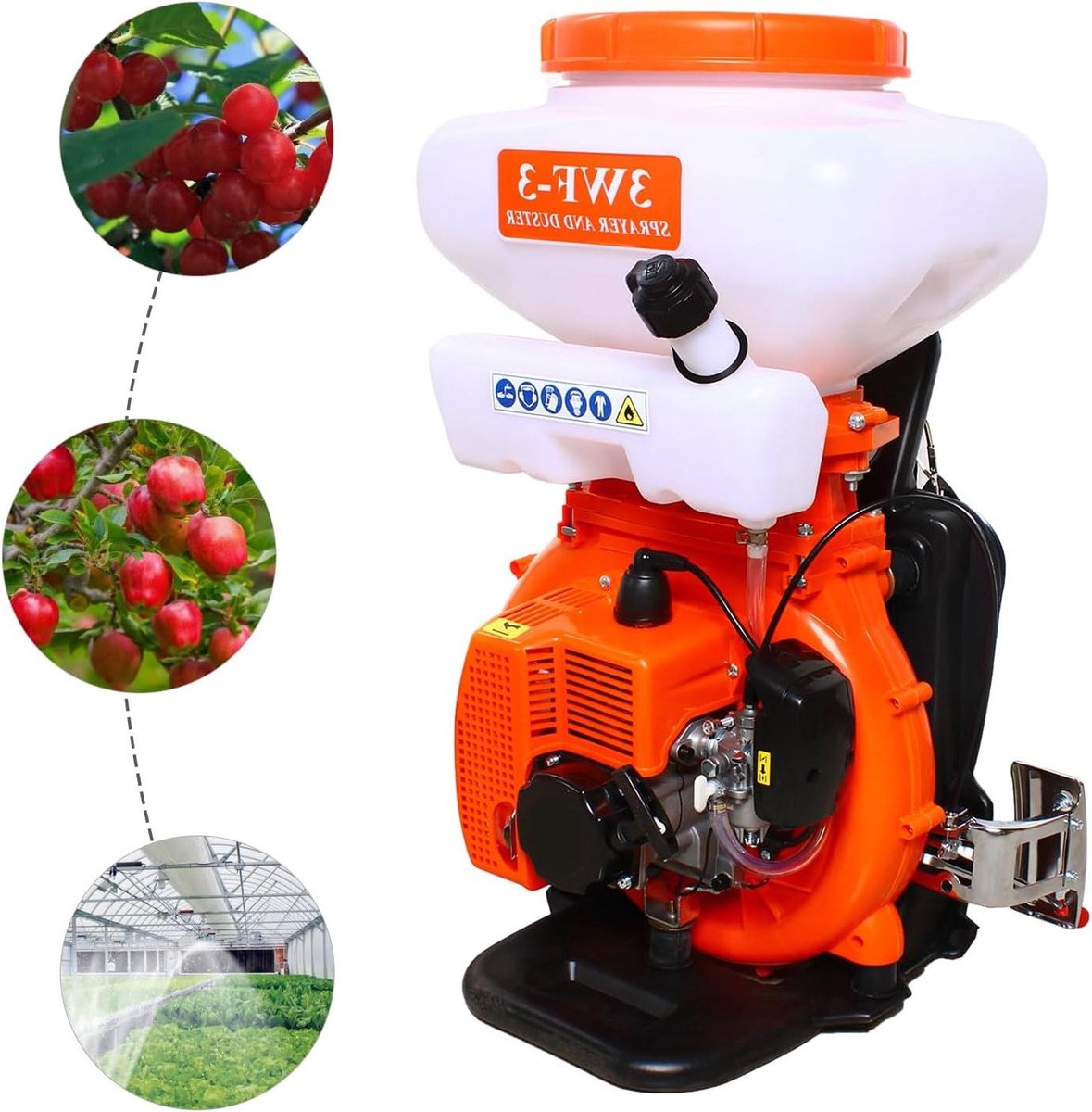 Drukspuit - Tuinspuit Rugspuit - Tuinonderhoud - Ergonomisch Rugontwerp - 14 liter - Roestvrij staal
