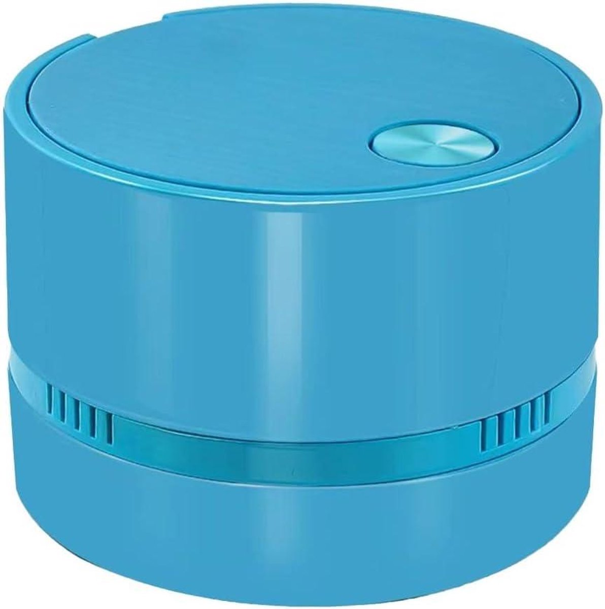 Mini Stofzuiger - Desktop Reiniger - Bureau Schoonmaken - Hoge Zuigkracht - 9 x 7.8 cm - Blauw