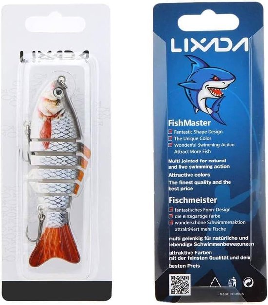 Vis Lokaas - Zwem Aas - Vissen Vangen - Levensechte Vorm - 10 cm 15.5g - Meerdere Kleuren — afbeelding 3