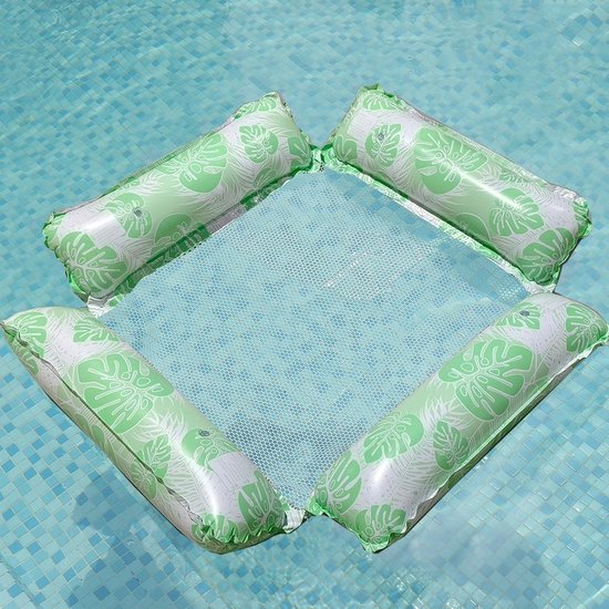 Zwembaddrijver Volwassenen - Waterhangmat Vlotter - Ontspannen op Water - Ergonomisch Ontwerp - Niet gespecificeerd - Donkerblauw — afbeelding 2