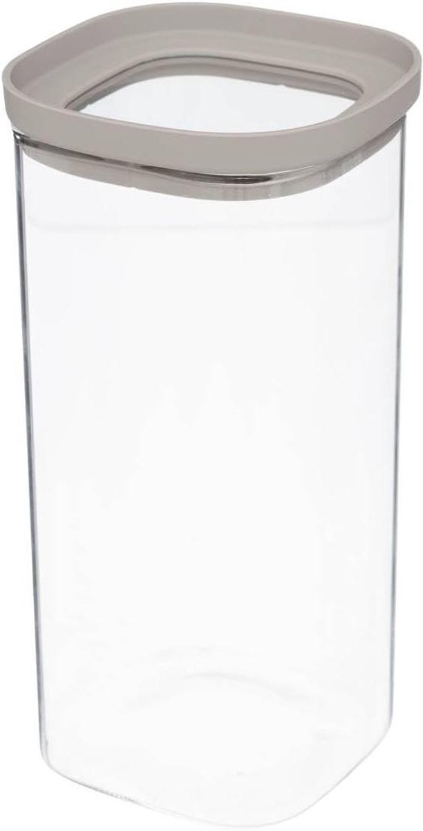 Glazen Pot - Hermet Pot - Voedsel Bewaren - Luchtdicht Deksel - 16 liter - Beige