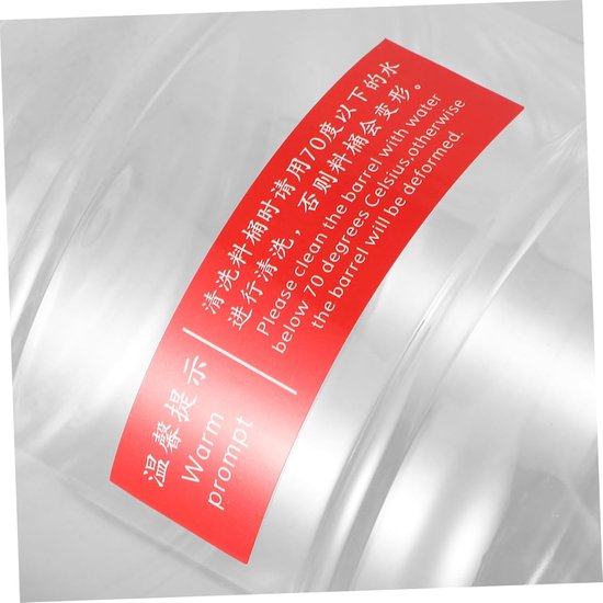 Emmer Sneeuwmachine - Ijsmachine Accessoire - Drankkoeling - Grote Capaciteit - 3L - Transparant — afbeelding 5