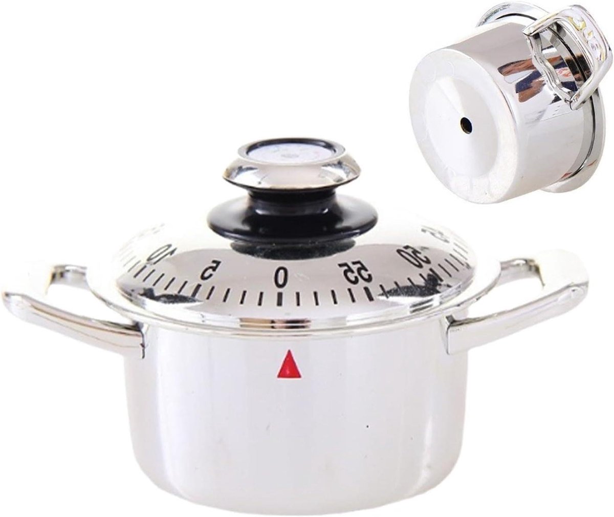 Keukentimer Mechanisch - Kookwekker Timer - Koken en Bakken - Luid Alarm 60 Minuten